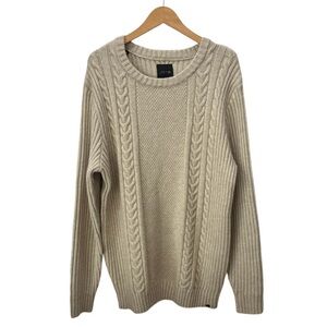 Joe’s Jeans Cable Knit Beige Sweater